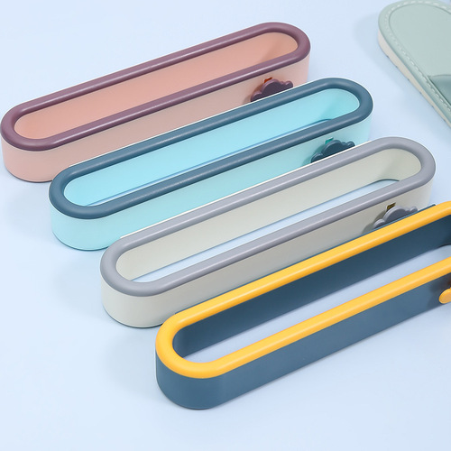 Contrast color cloud shoe rack wall-mounted slipper rack household punch-free simple shoe rack bathroom plastic shoe storage rack