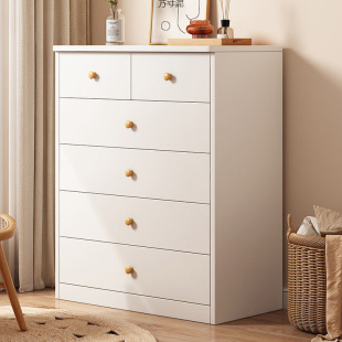Chest of Drawers Bedroom Wall-Mounted Multi-Functional Storage Cabinet Home Living Room Floor-Standing Large-Capacity Drawer-Type Multi-Layer Storage Cabinet