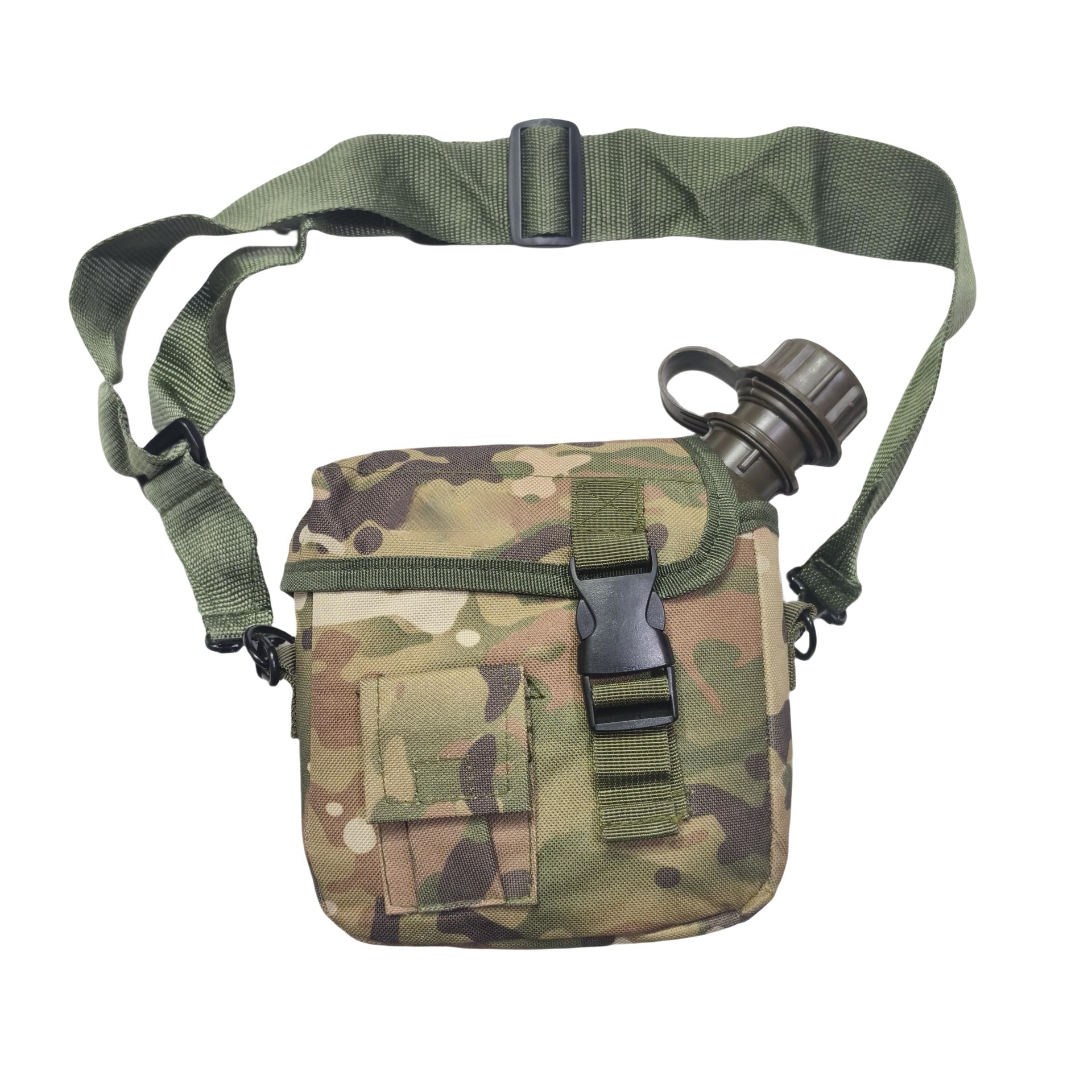 1.75L al aire libre camping tático de montaña EE.UU. cuadrado de gran capacidad de hombro camuflaje portátil campamento camp