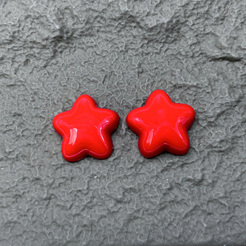 小紅書と同じスタイルのメガネウサギ白猫樹脂アクセサリー diy 携帯電話ケース下駄バックルヘアアクセサリー装飾材料|undefined