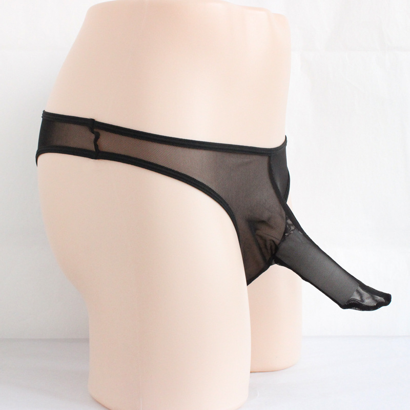 Explosions Nose Briefs Cotton Men's Bullet Transparent Underwear Mid-Waist Bird Eggs Penis Sexy Underwear