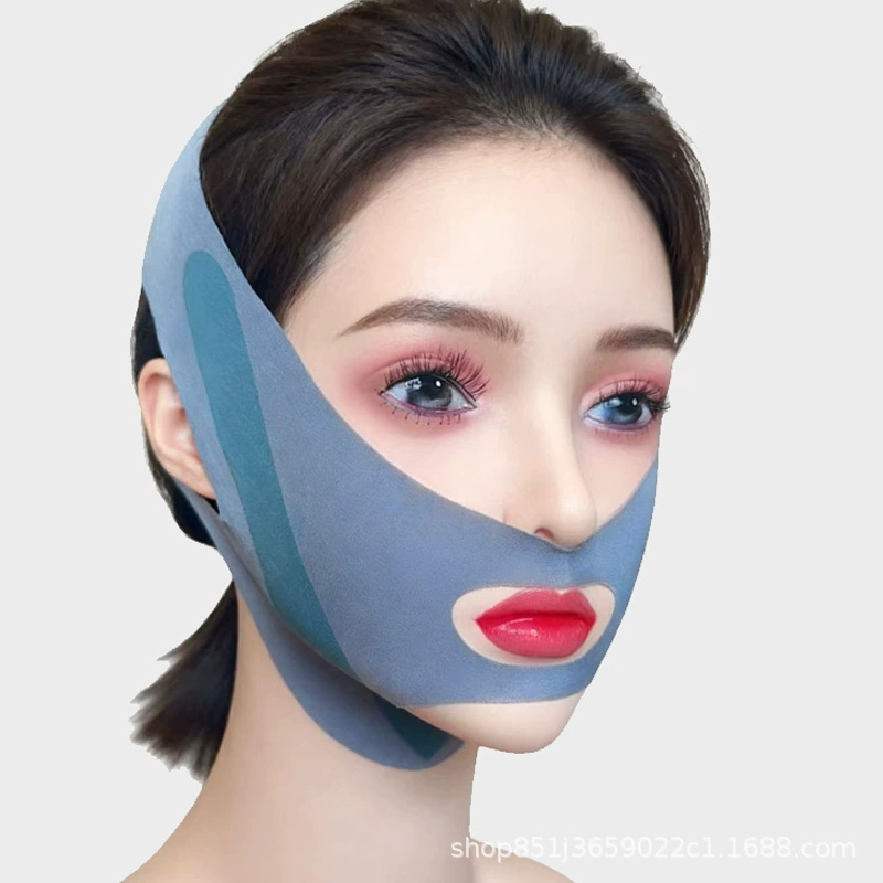 Потягивающийся ночной шлем для лица, эластичный бинт, маска,
