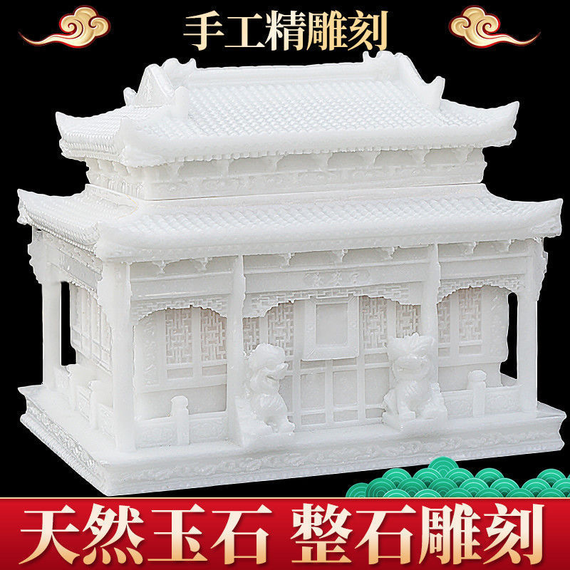 Cinerary casket White marble crystal Male made for females Coffin funeral and interment Supplies handle Life Box One piece On behalf of