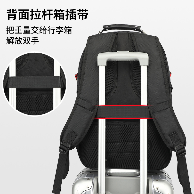 Mochila de negocios para computadora en tela de Oxford, resistente al desgaste, para viajes de negocios image 5