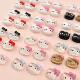helloKitty Maitao Nail Accessories Cute Black Skin Hello Kitty Scrubs Glitter KT Cat DIY Nail Accessories