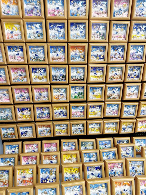 オーシャン文化創造冷蔵庫マグネットメーカー卸売人気フォトフレームテーブルテクスチャ絵画シェル観光景勝地実装屋台|undefined
