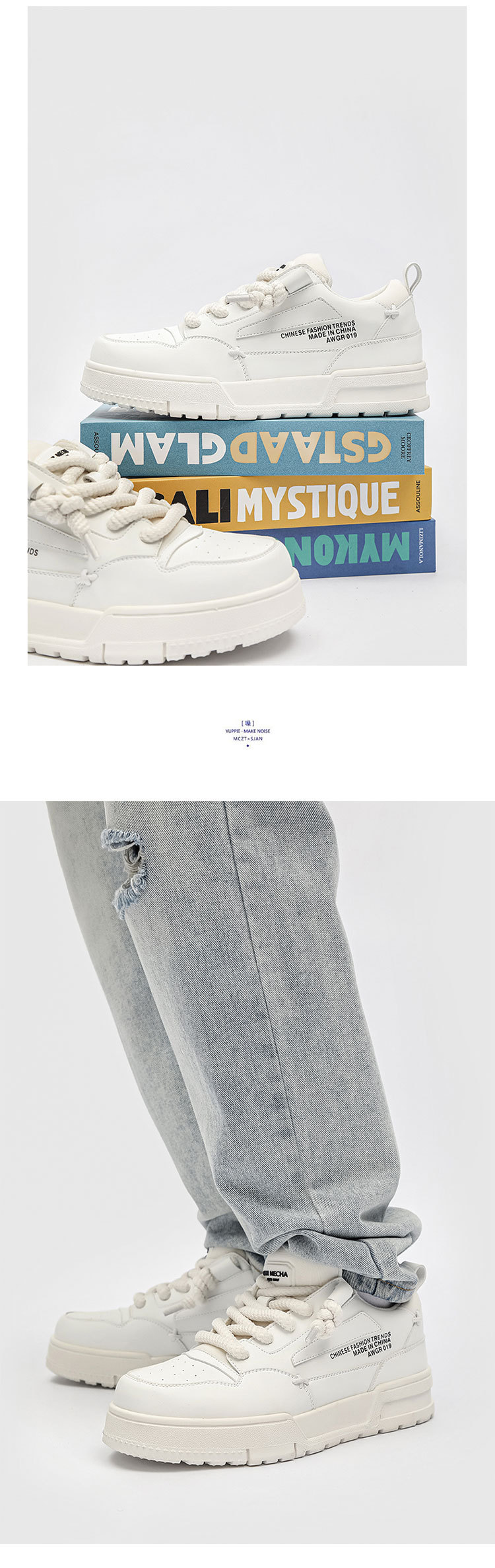 Summer breathable casual sports with thick soles and versatile height increase board niche men's shoes, Derby shoes_voghion.com