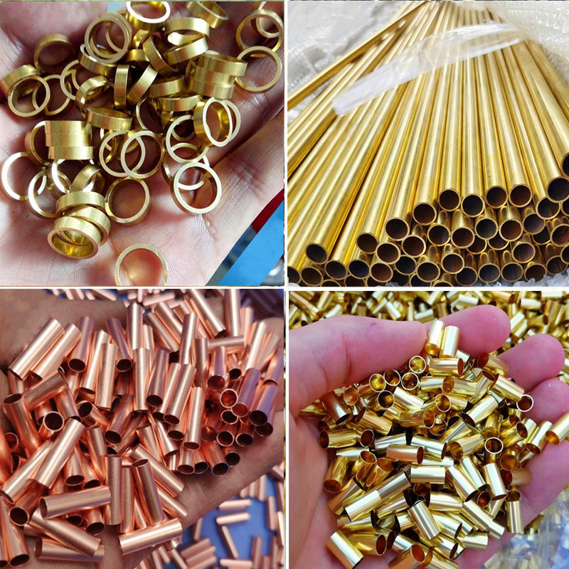 H68环保黄铜管 日本进口C2100笔用铜管 倒角 攻牙加工