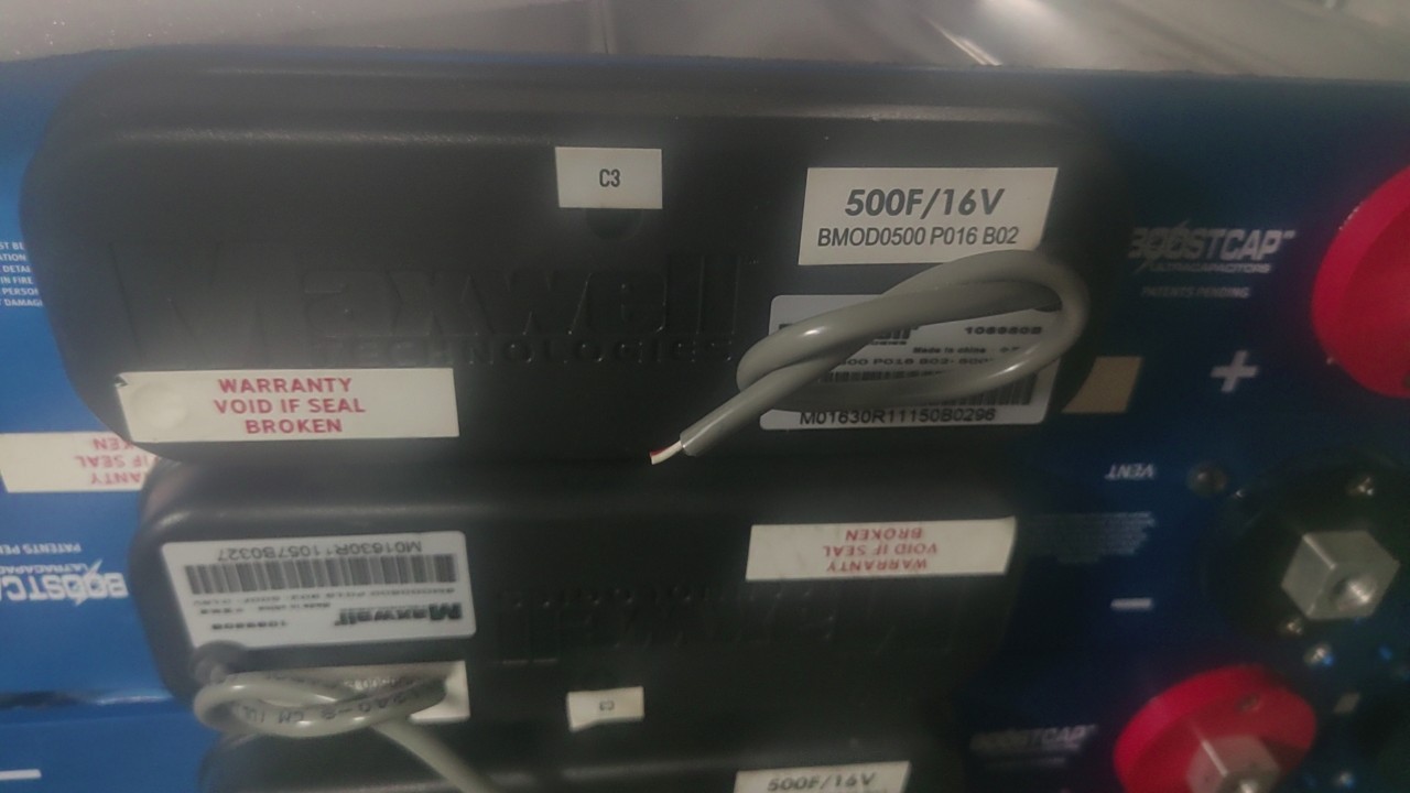 American Maxwell 16 Volt 500 Farad Super Capacitor Module.
