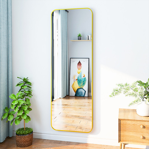 Full-Length Mirror, Wardrobe Mirror, Floor Mirror, Home Use, Wall-Hung, Bedroom, Vanity Mirror, Dormitory, 3D Try-On Mirror, Instagram Style