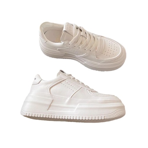 Spring and Autumn Women's Slides Spring Official Casual Shoes Women's Thick Sole White Shoes Trendy