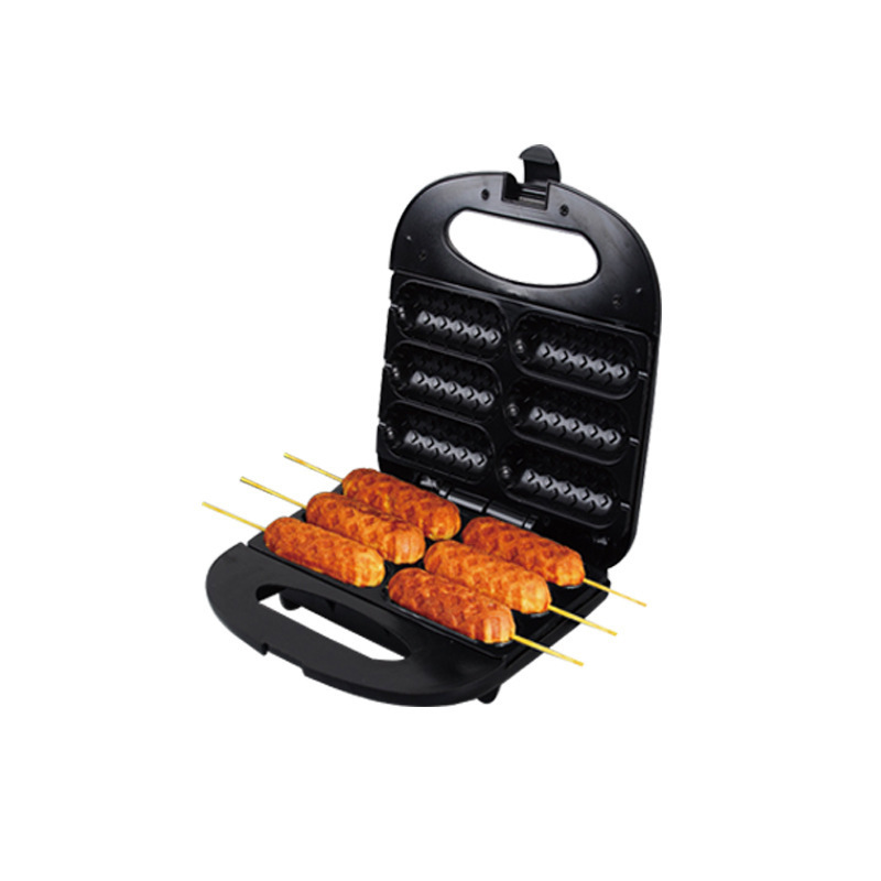 クロスボーダーヨーロッパソーセージソーセージ焼き機家庭用朝食コーンホットドッグソーセージマシン 750 ワット両面加熱ホットドッグマシン|undefined