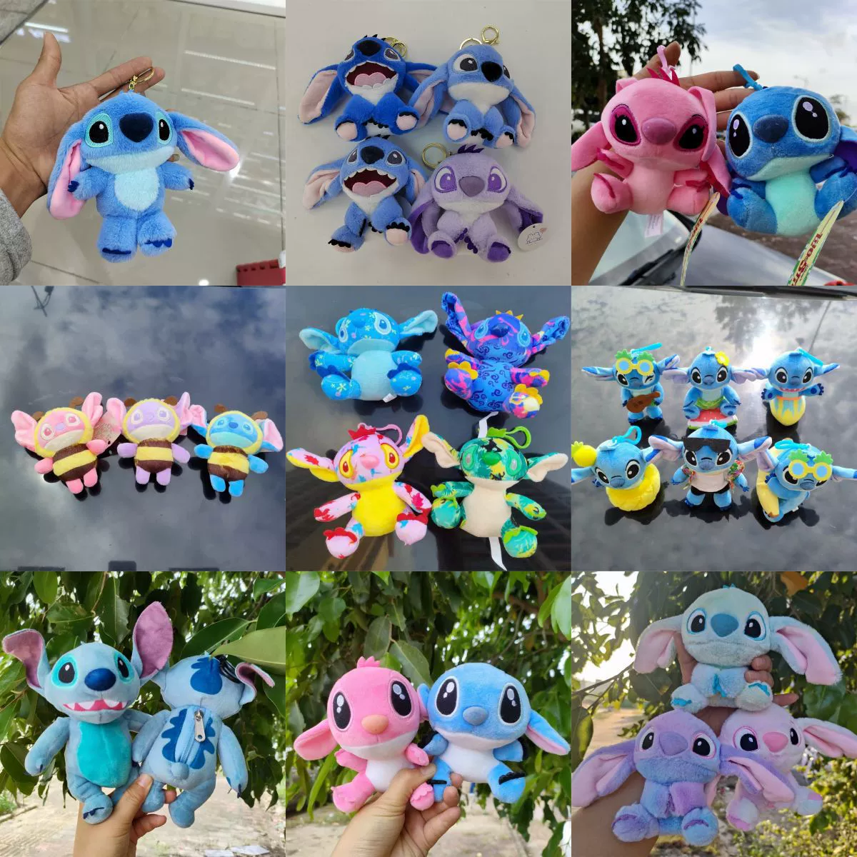 Мультфильм смешная плюшевая игрушка stitch Sticch Star Baby Cheok играть брелок рюкзак подвеска кукла подарок