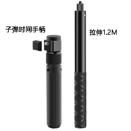Handle for Bullet Time Insta360 Go 3 Selfie Stick, Compatible with ONE X3/X2/RS GO2