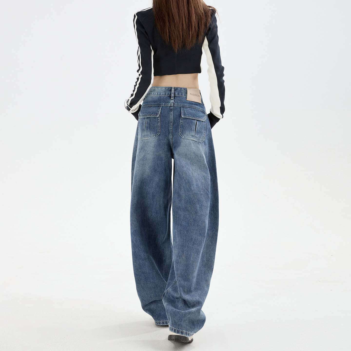 Deep blue, regular fit, extra length # C287