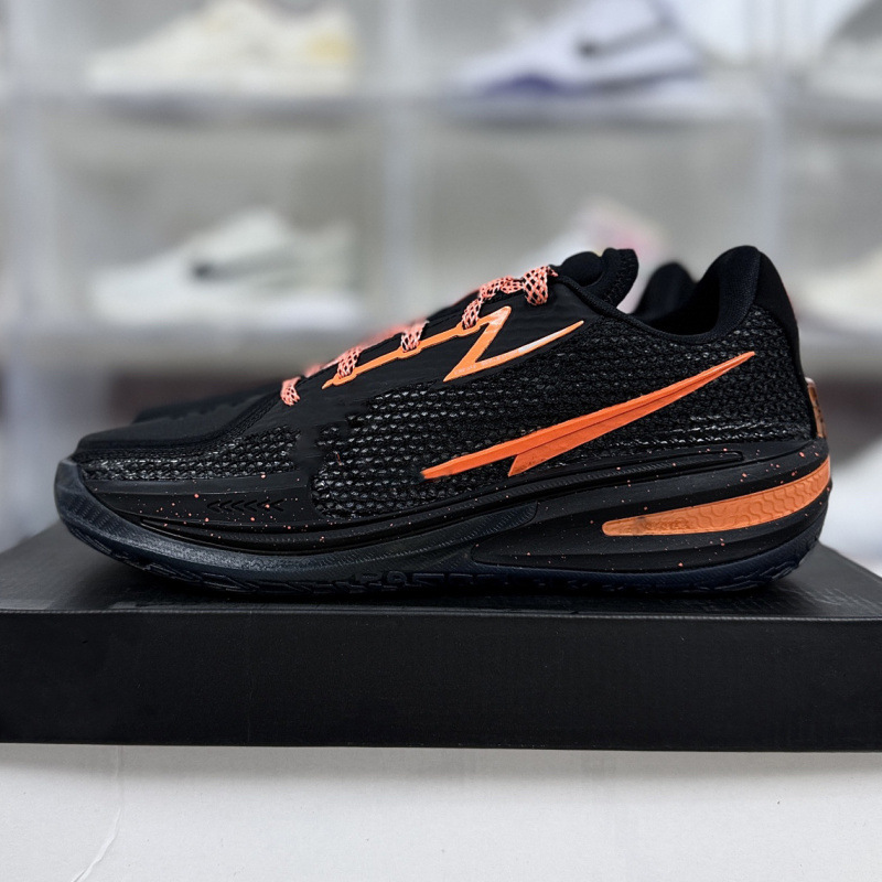 High-Quality Gt Cut 1 Basketball Shoes Black and Orange Athletes Outdoor Practical Sneakers Men's and Women's Air-Cushioned Training Shoes