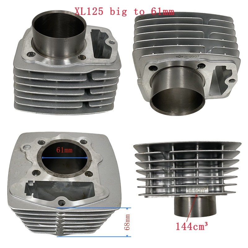 摩托车套缸适用Honda CB125 CL125S XL125 SL125 CB145气缸活塞|undefined