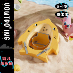 赤ちゃんの浮き輪の小さい月齢のわきの下で家庭用の赤ちゃんは輪の卵の浮き輪の0-1歳の卸売りに横になります。