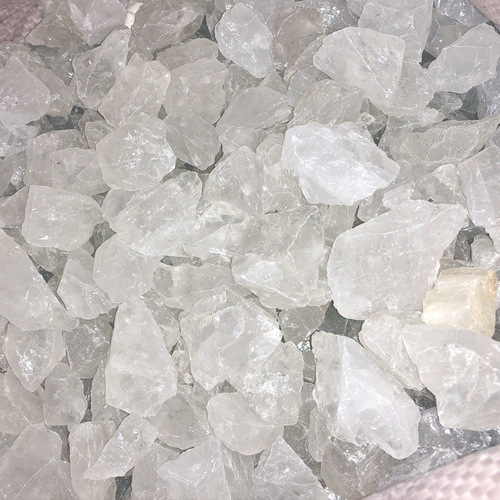 Natural white crystal gravel diffuser stone natural amethyst rough stone large particle fireless aroma stone crafts ornaments