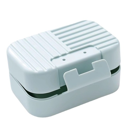 Portable travel soap box with lid soap box sealed home laundry bathroom student dormitory soap dish wholesale