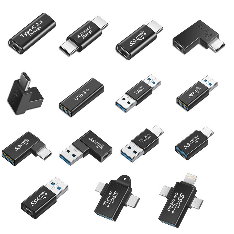 TYPE-C самка-мать к USB-самка-адаптер 3.0 сотовый телефон для передачи данных планшета быстрая зарядка сплава адаптер