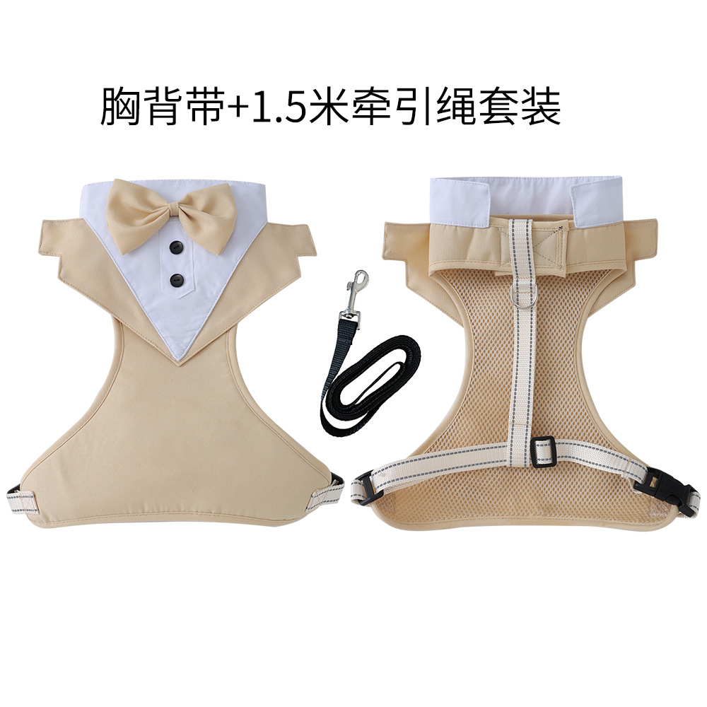 Arnés y Correa para Mascotas, Estilo Chaleco, para Perros Pequeños, Medianos y Grandes, Traje para Perro, Venta al por Mayor