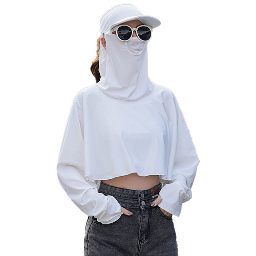 Sun hat, women's sun protection clothing, UV full face hat, sun hat, summer mother's full face mask, sun protection hat