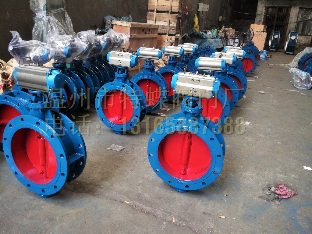 直销钢制D941W 电动通风蝶阀 气动法兰式通风蝶阀(图)