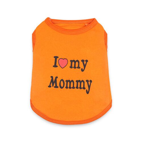 Wholesale pet clothing, dog clothes, daddy and mommy pet vests, small dog clothing wholesale, spring, summer and autumn styles