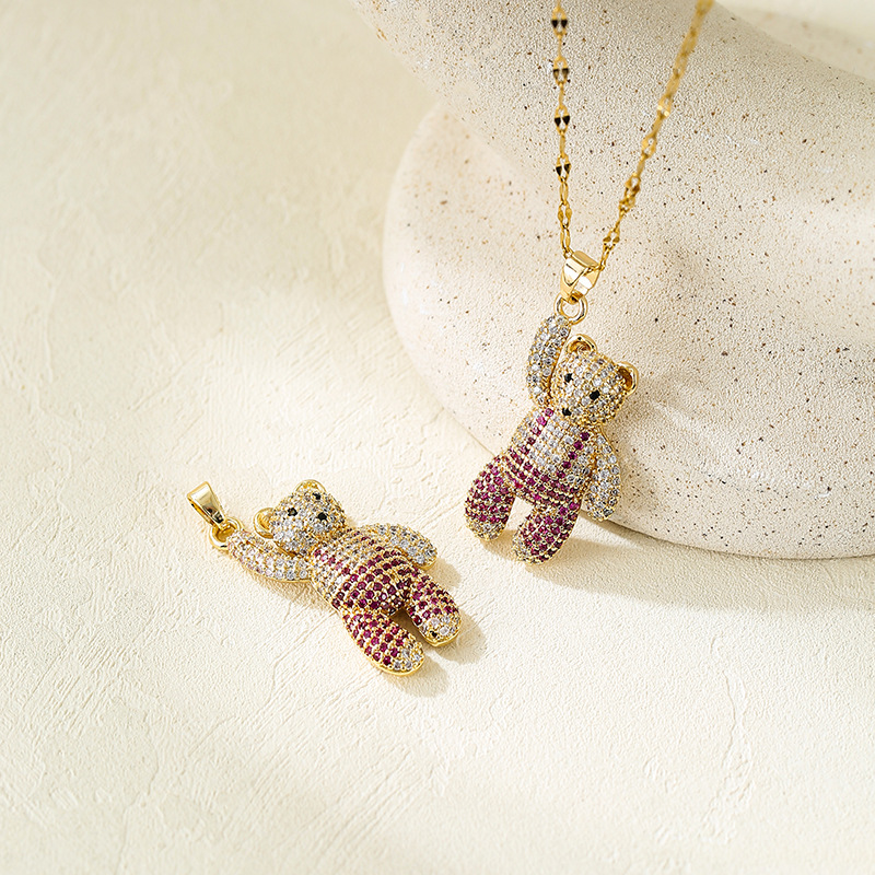 Transfronterizos exquisitos lindos collares de diamantes de joyería para mujeres de moda explosiva nicho colgante de diseño único