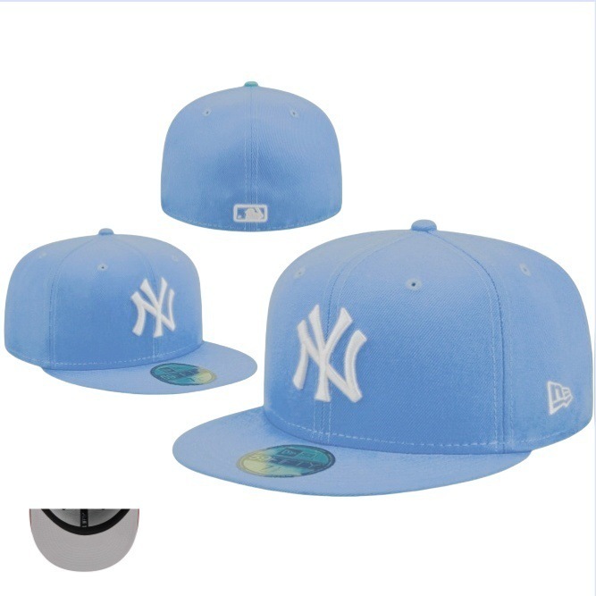 外贸MLB 经典款棒球平檐帽美式体育联盟闭合帽时尚尺寸平沿帽跨境|undefined