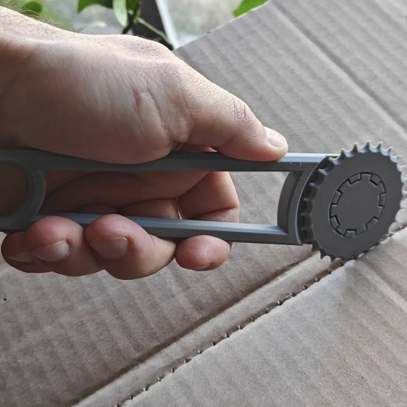 独立したステーションの新しい 3D 印刷段ボール箱パンチ家庭用段ボール箱パンチツール|undefined