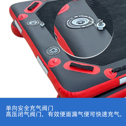 Water Rescue Platform, Fire Emergency Portable Water Surface PVC Inflatable Lifebuoy Bridge Float, Rescue Equipment