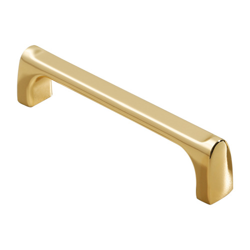 Modern simple hardware handle golden extended cabinet door handle wardrobe cabinet door American light luxury drawer single hole