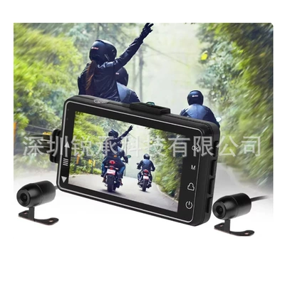 HD video locomotive | Motorcycle driving recorder - exclusively-for-cross-border-foreign-trade-no-memory-card-item-weight-and-size-see-details-b2-host-round-lens-round-lens