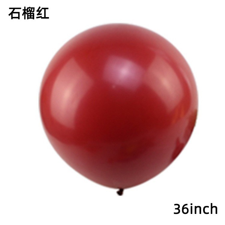 Globos de látex mate personalizados de 36 pulgadas en el mercado nocturno para vender puestos engrosados redondos, decoración de bolas, fiesta de cumpleaños al por mayor
