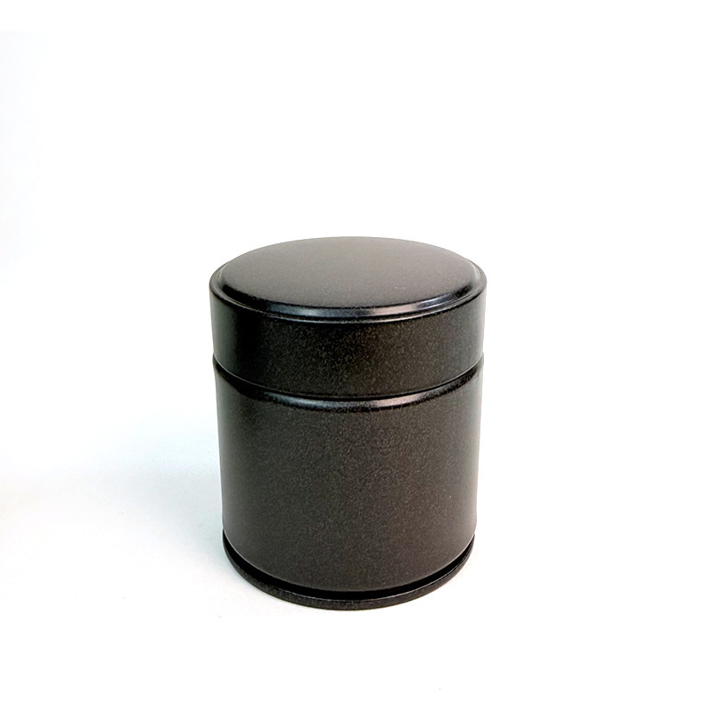 马口铁茶粉罐抹茶罐通用圆形食品级小圆罐开口密封易拉50g抹茶罐|undefined