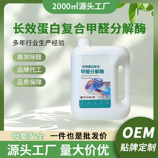 Amino protein formaldehyde decomposition enzyme toluene removal TVOC lasting formaldehyde removal spray 2000ml OEM oem source factory
