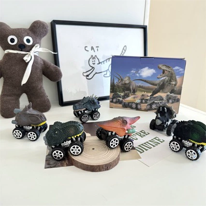 Воин, динозавр, машина, игрушечный набор, 6 штук