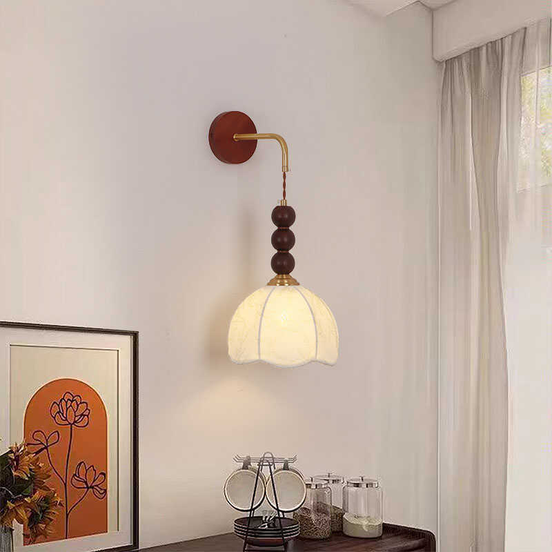 Lámparas pequeñas Meing estilo francés candelabro lights campos petrolíferos pastoral lámpara de cabecera mesa de comedor bar crema cabecera sur