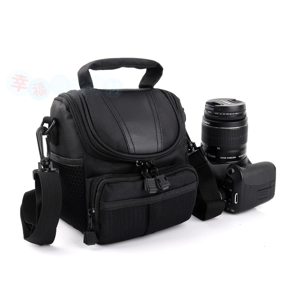 Funda protectora sin espejo Bolso de hombro SLR Adecuado para Nikon Canon Sony Fuji Bolso para cámara de fotografía con lente portátil