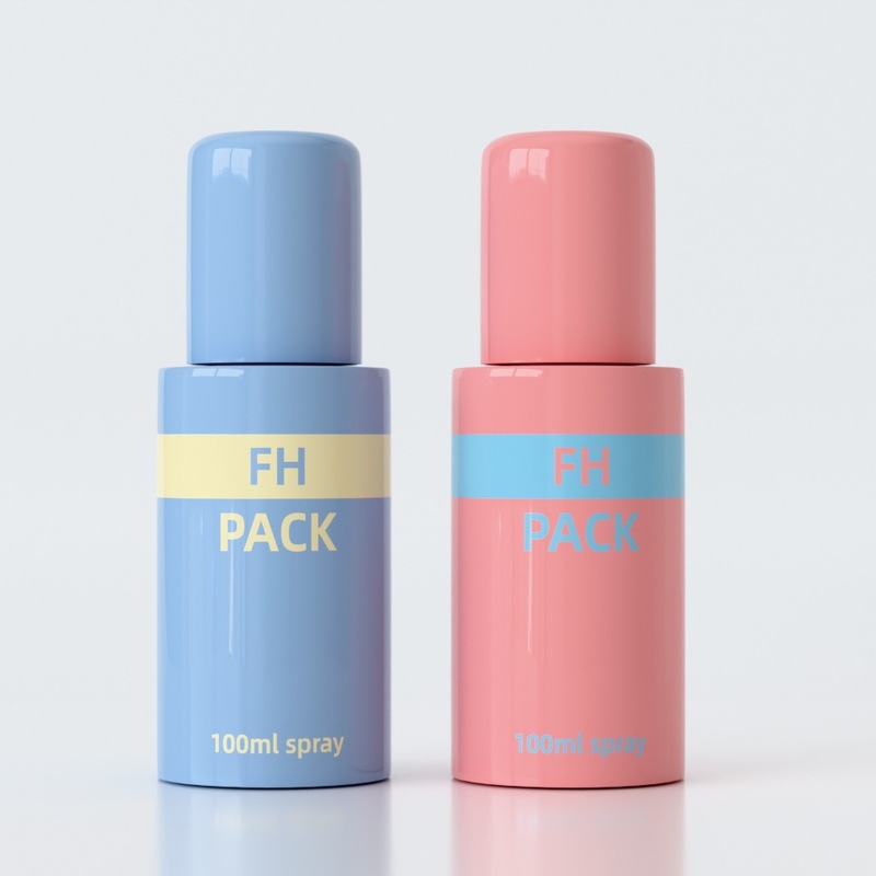 100ml PETプラスチックローションポンプボトルスキンケア製品包装|undefined