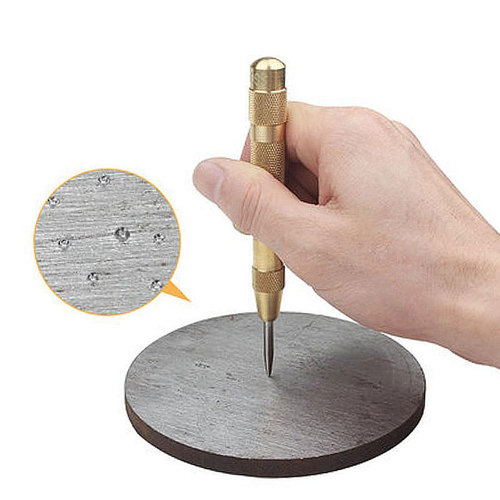 High hardness sample punch semi-automatic positioning center punch industrial grade cylindrical tip cone punch flat chisel drilling tool