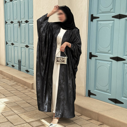 Loriyatiktok E-commerce Fashion Patchwork Dubai Turkish Elegant Abaya LR796