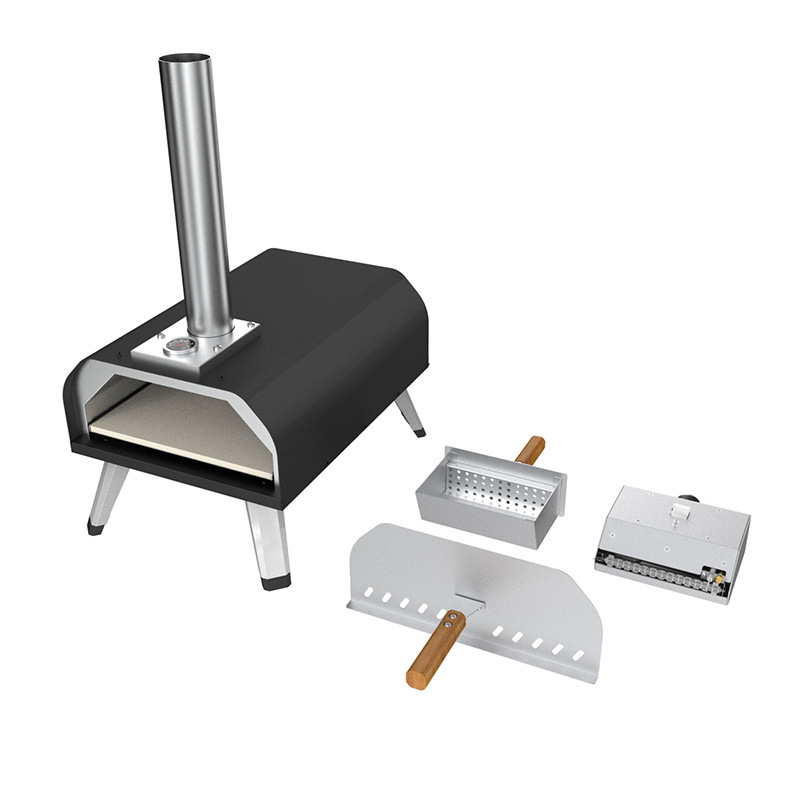 Nuevo horno de pizza de gas de dos usos horno de pizza de comercio exterior horno de pizza al aire libre horno de pizza portátil