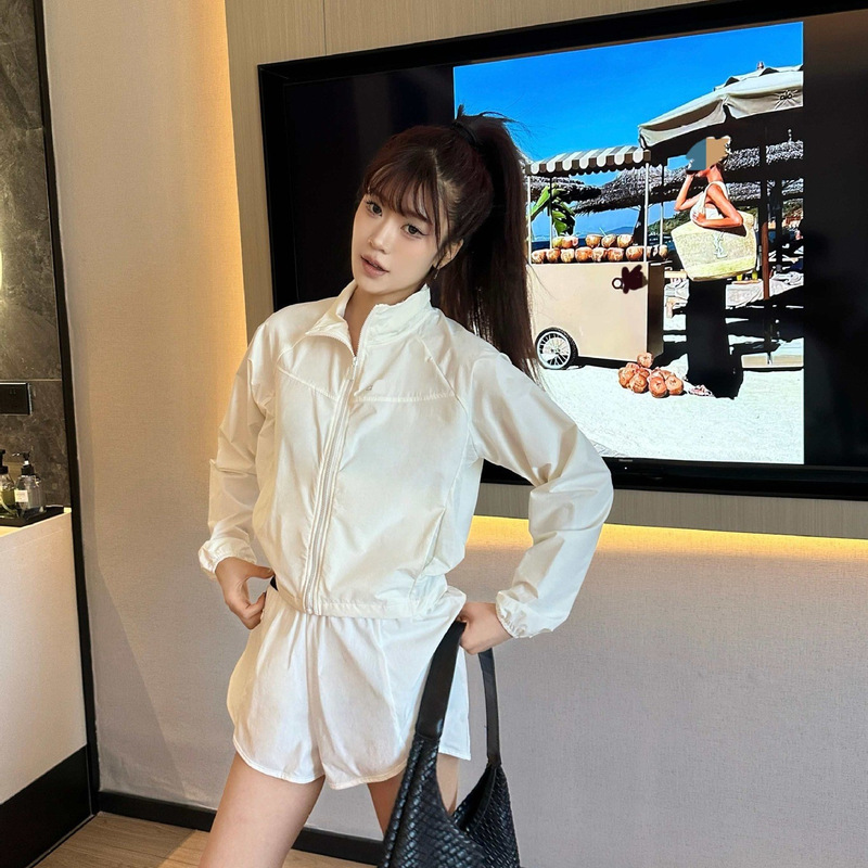 In-Stock Al* Original Quick-Dry Stand-Collar Sun Protection Jacket for Women, Summer 2026 New Uv Protection Slim-Fit Top
