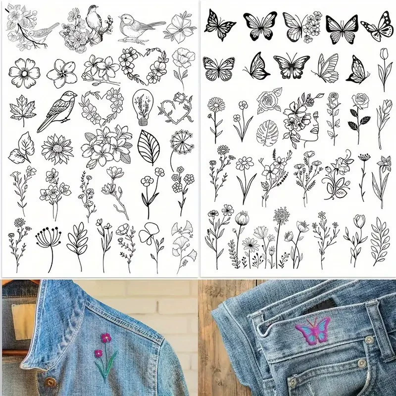 Вышивальнаяpattern бумага для вышивки водорастворимая бумага с рисунком водорастворимый стикер для самоклеящейся ткани для пасты