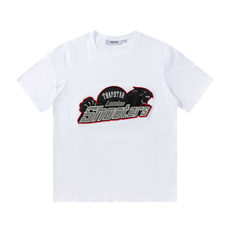 新作入荷 クロスボーダー貿易 Trapstar 高画質プリント 半袖ショートパンツセット 長袖|undefined