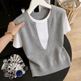 女式针织衫;女式衬衫;休闲裤