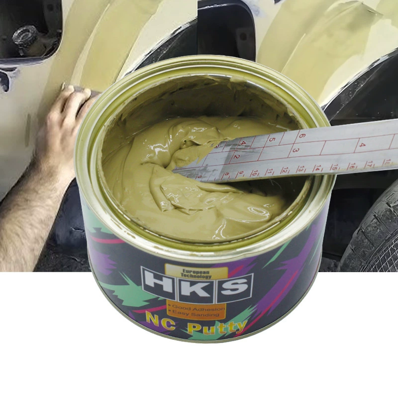 Экспортная продукция для внешней торговли HK706Y, заполнитель для глаз серый 1K, желто-серый ремонтный шпаклевочный состав, быстросохнущий, заполнитель для земли, серый в банке от производителя.